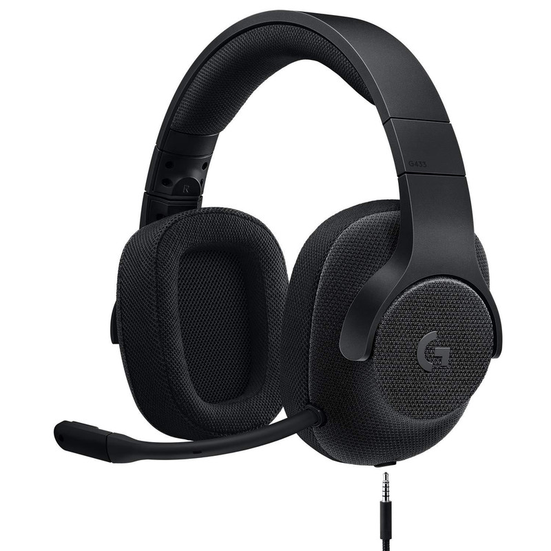 Logitech G433 Wired Gaming Headset - Black - سماعة